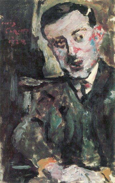 Dr. Arthur Rosin sulla sedia da Lovis Corinth